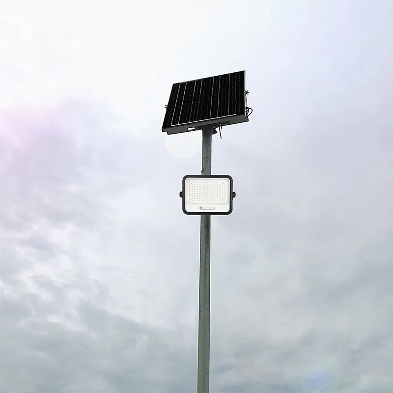 Reflector cu Incarcare Solara 400W 7IN1 - Negru