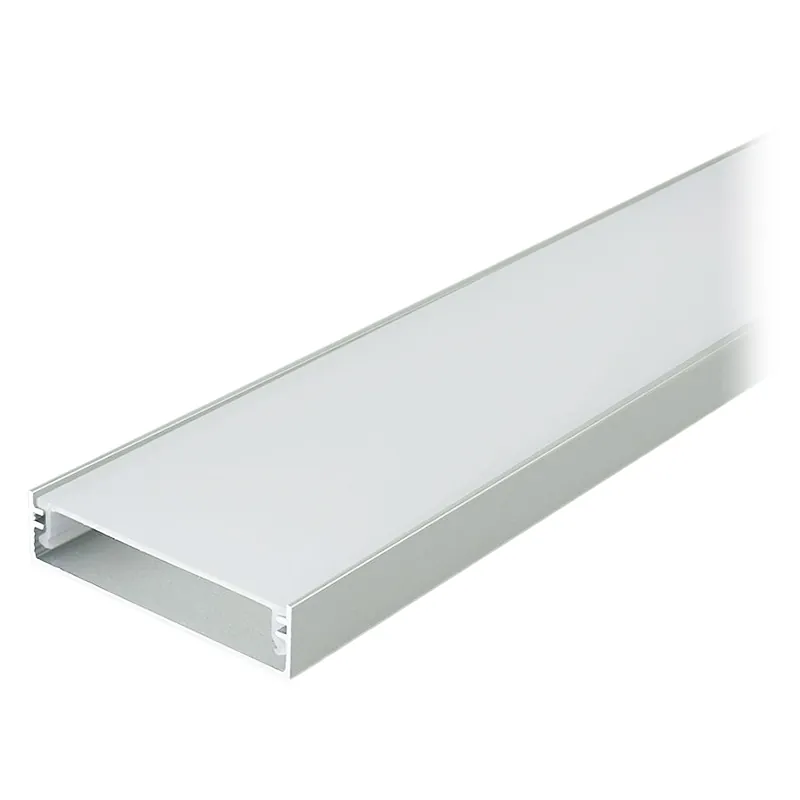 Profil Aluminiu pentru Banda LED 2M 40MM X 10MM - Argintiu
