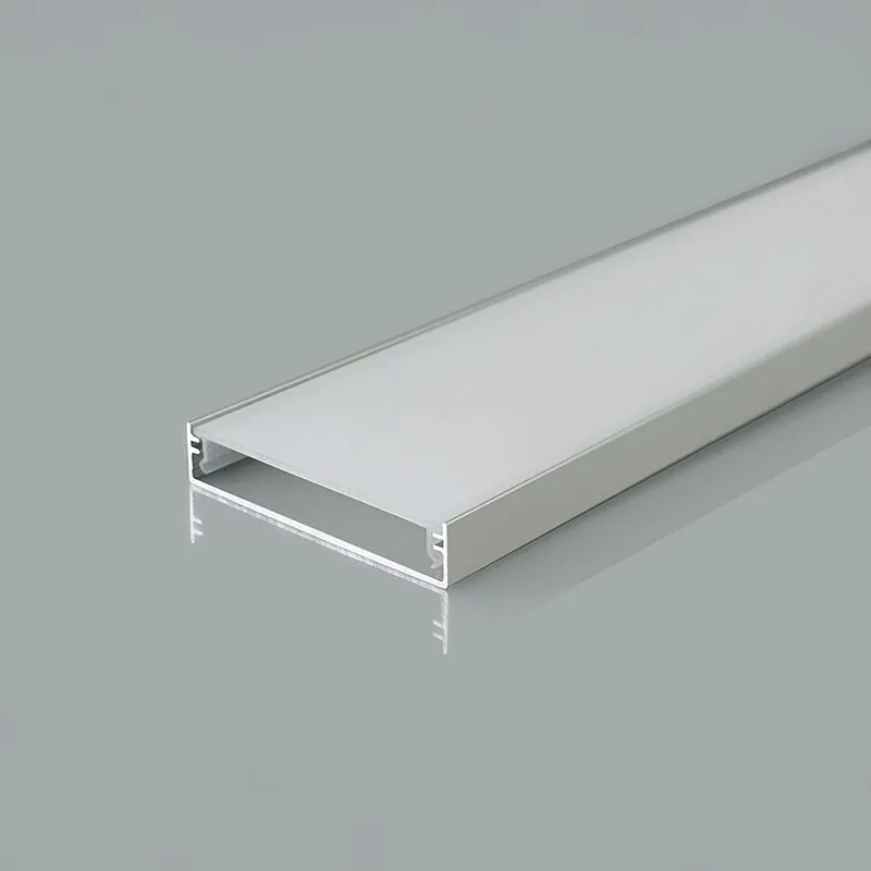 Profil Aluminiu pentru Banda LED 2M 50MM X 10MM - Argintiu