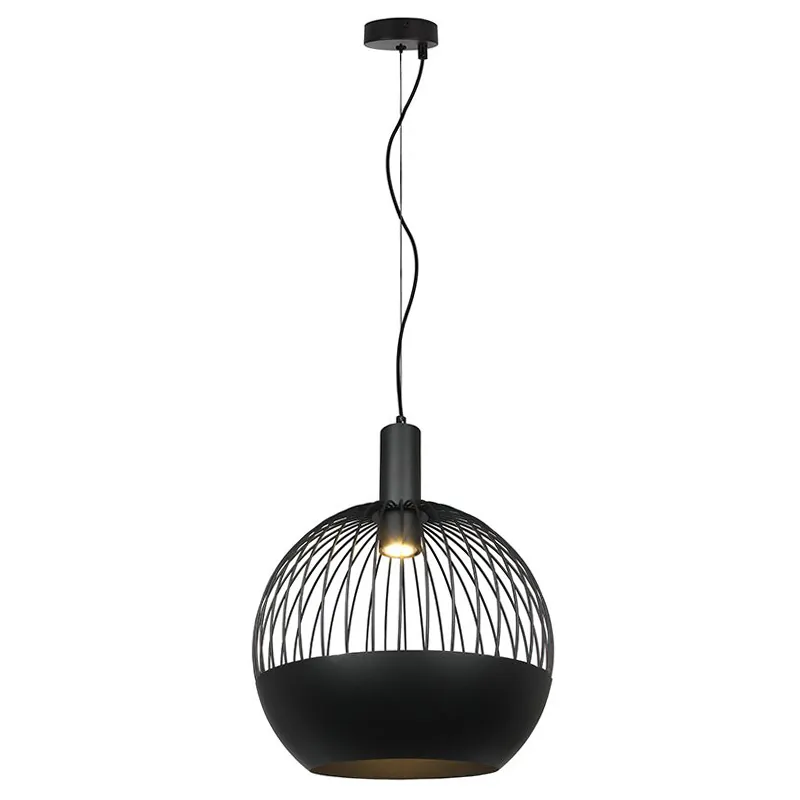 Corp Iluminat cu Soclu E27/GU10 400X350MM - Negru Mat