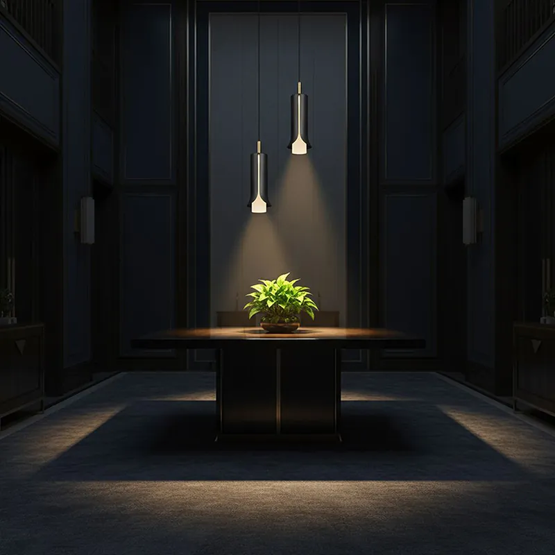 Corp Iluminat LED 2X5W 3000K 2000X1770MM - Negru