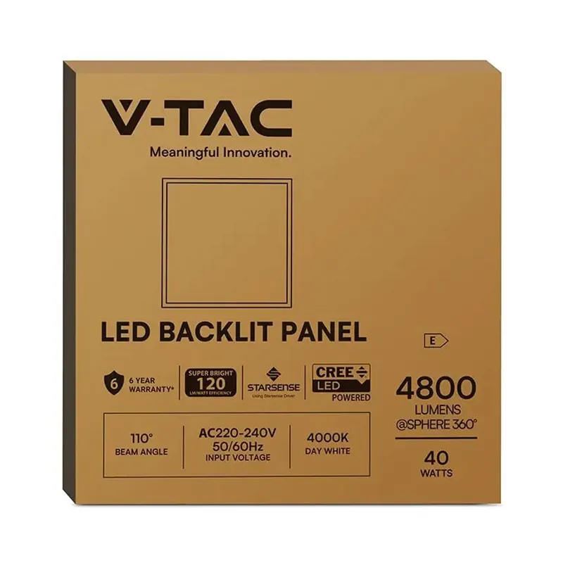 Panou LED 40W 120LM/W 60CM X 60CM 4000K Cip Cree