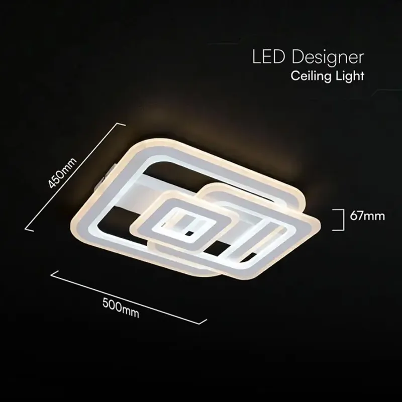 Aplica LED 80W 3IN1 Dimabil cu Telecomanda