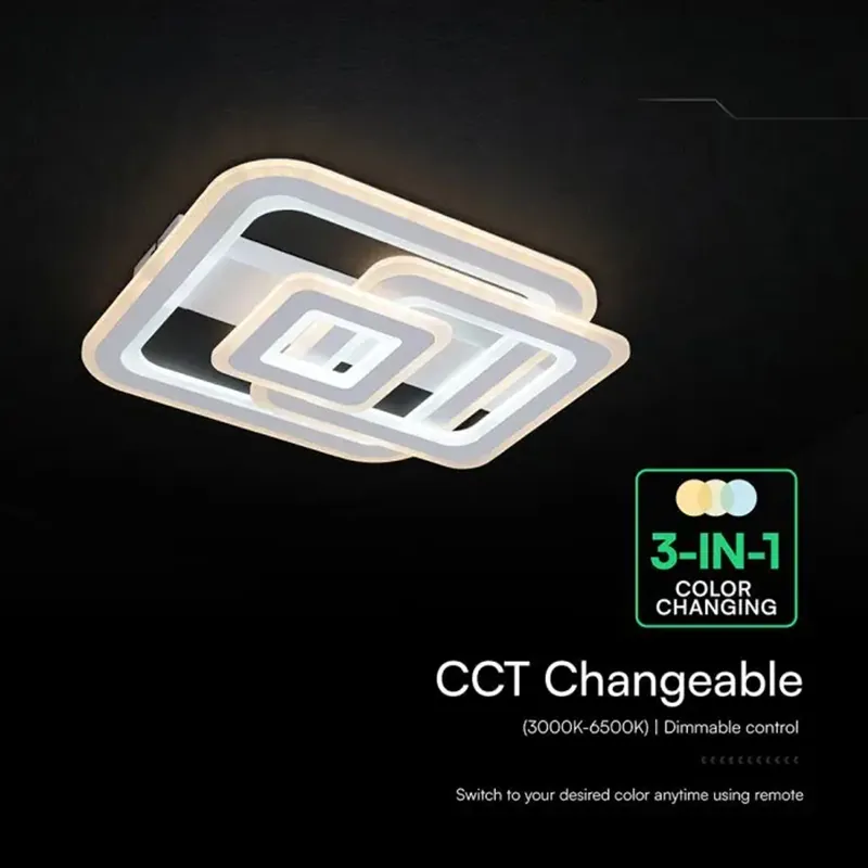 Aplica LED 80W 3IN1 Dimabil cu Telecomanda