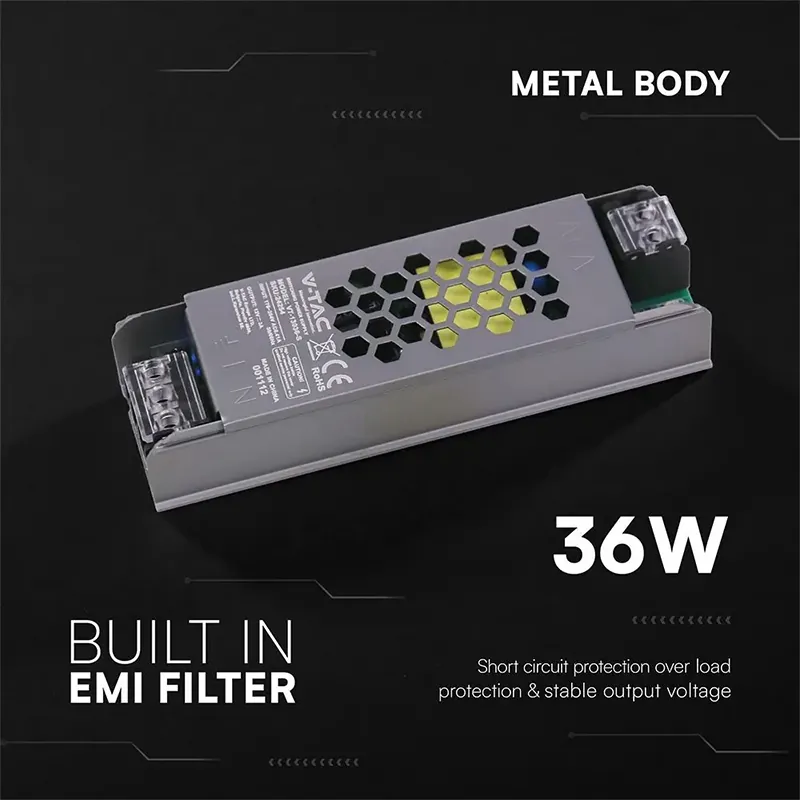 Sursa Alimentare Slim 12V 36W 3A IP20