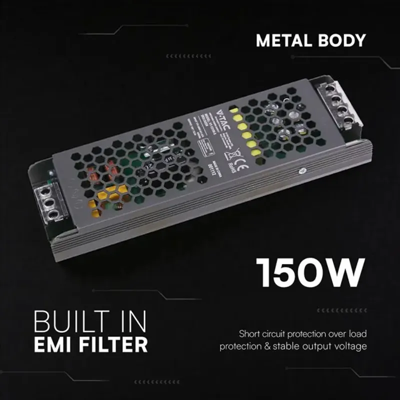 Sursa Alimentare Slim 12V 150W 12.5A IP20