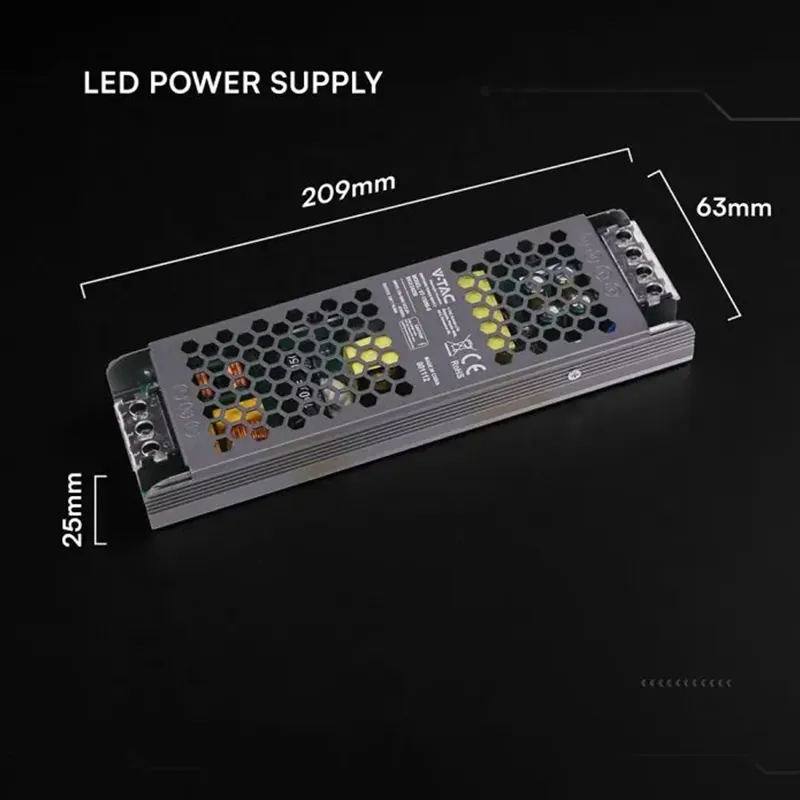Sursa Alimentare Slim 12V 200W 16.5A IP20