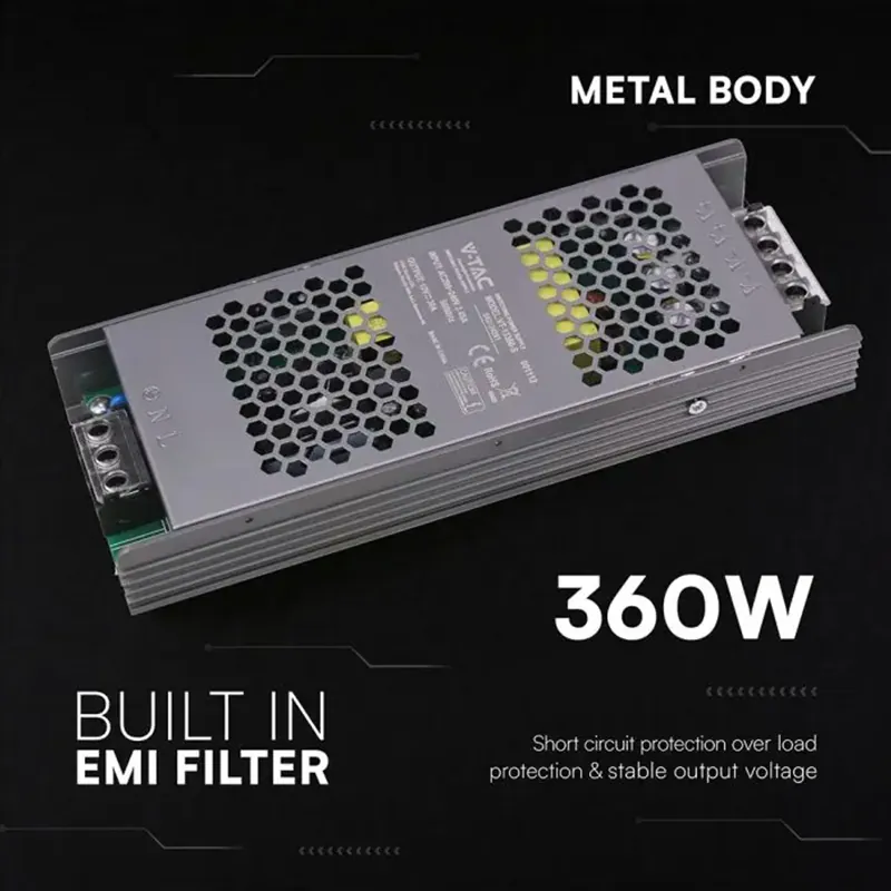 Sursa Alimentare Slim 12V 360W 30A IP20