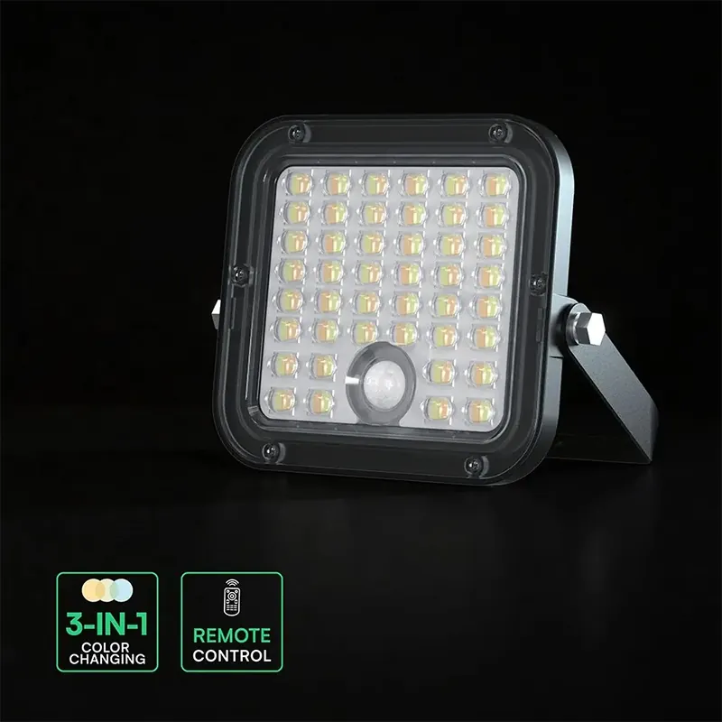 Reflector LED Solar 30W 4800LM 3IN1 - Negru