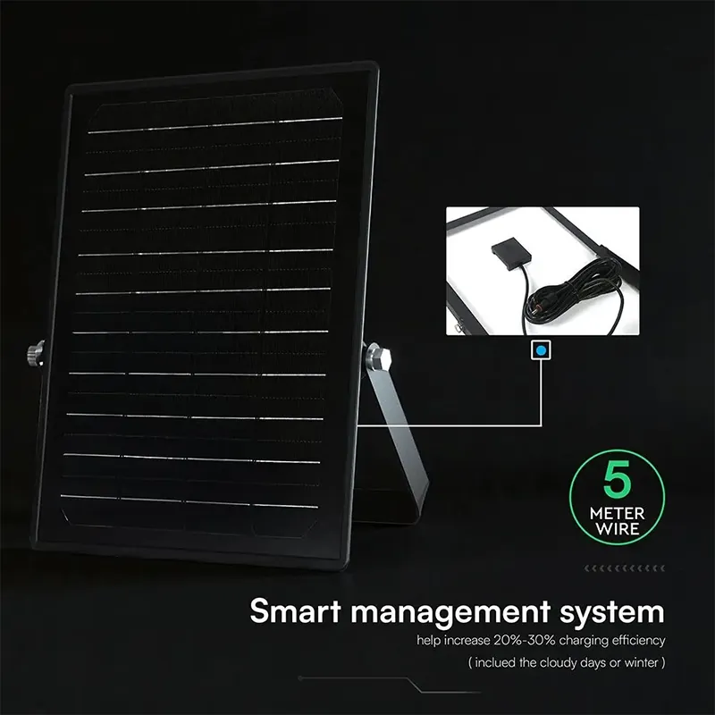 Reflector LED Solar 30W 4800LM 3IN1 - Negru