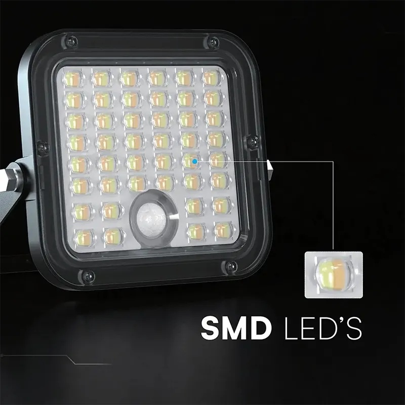 Reflector LED Solar 30W 4800LM 3IN1 - Negru