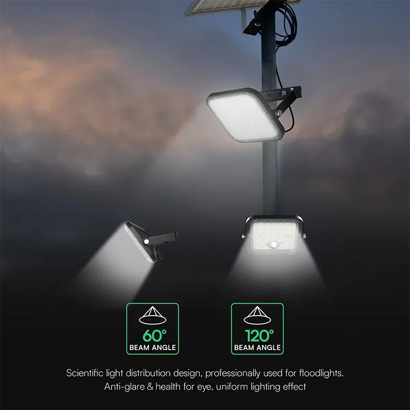 Reflector LED Solar 30W 4800LM 3IN1 - Negru