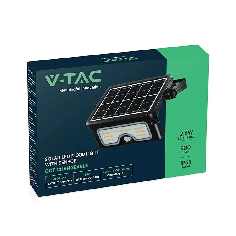 Reflector LED Solar 7W 3IN1 - Negru