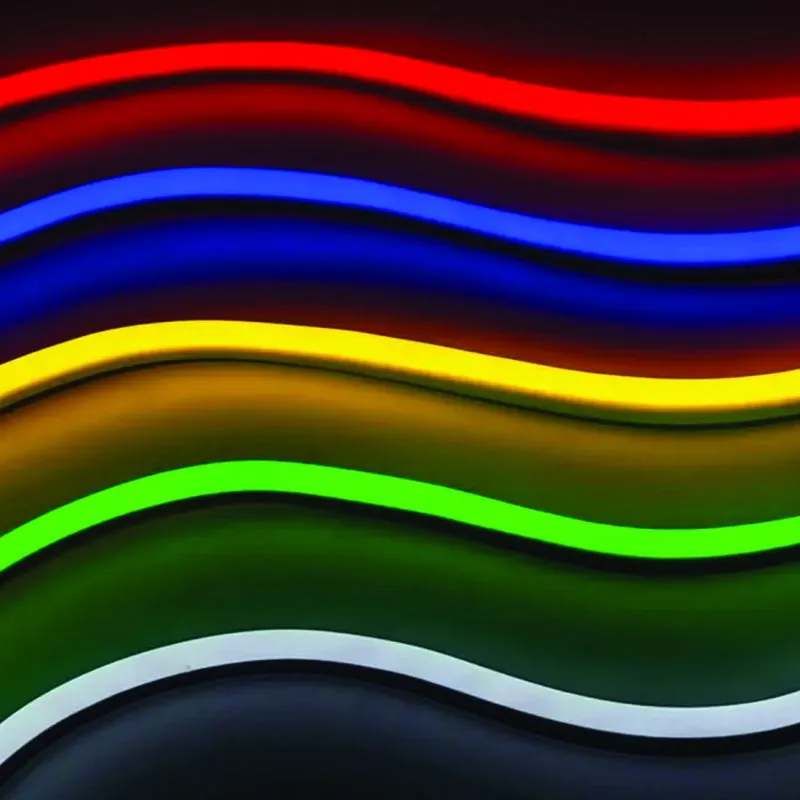 Banda LED Neonflex 24V 10M Galben