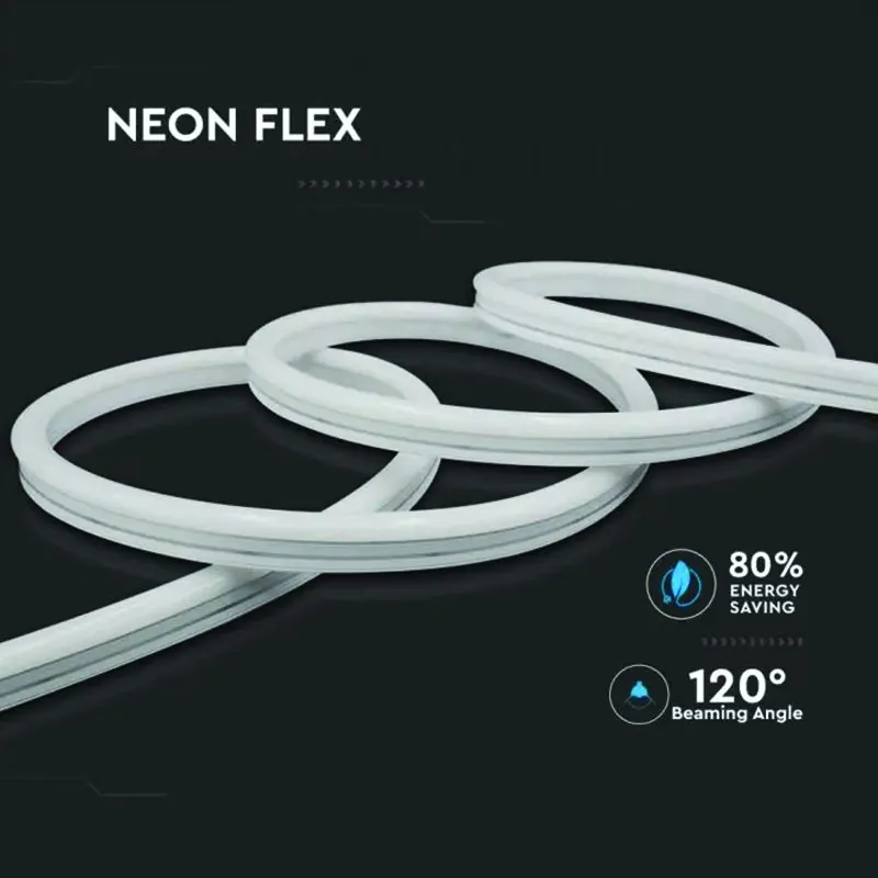Banda LED Neonflex 24V 10M Galben