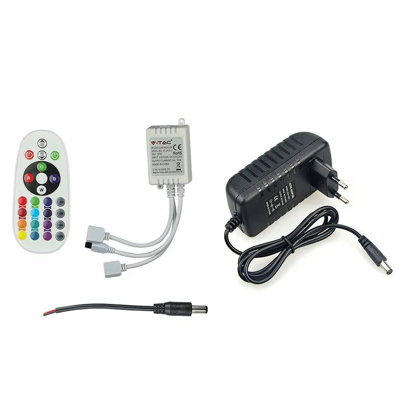 Kit Banda LED SMD5050 30LED/M RGB IP20 10M