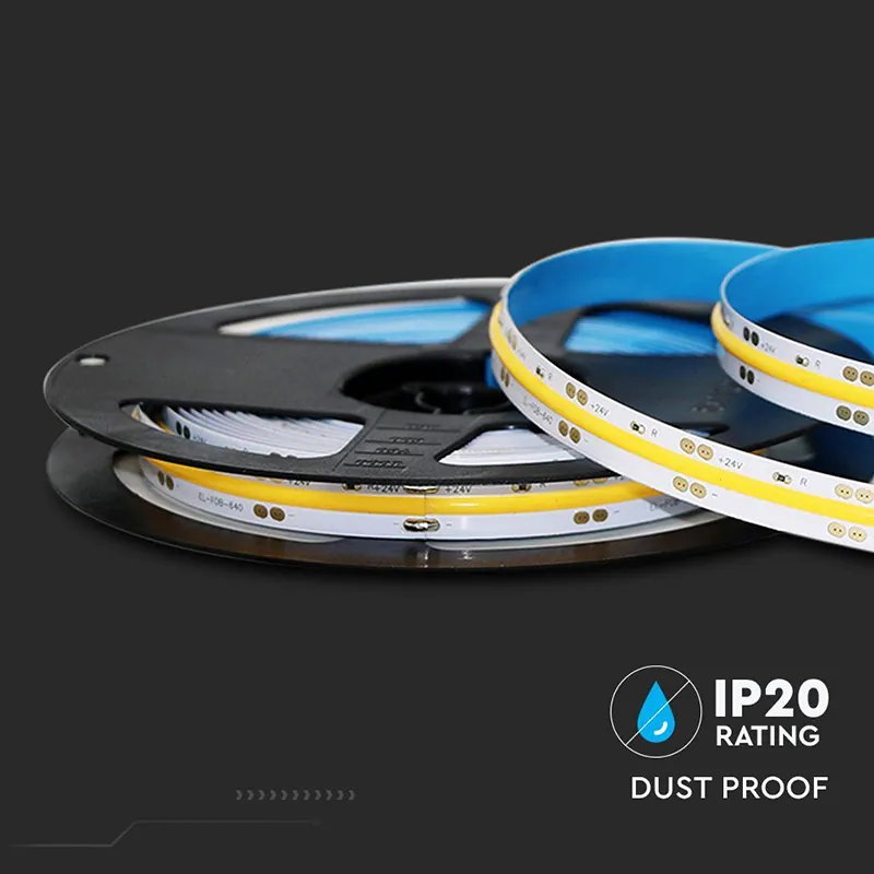 Banda LED 512 COB IP20 24V 6000K Alb Rece