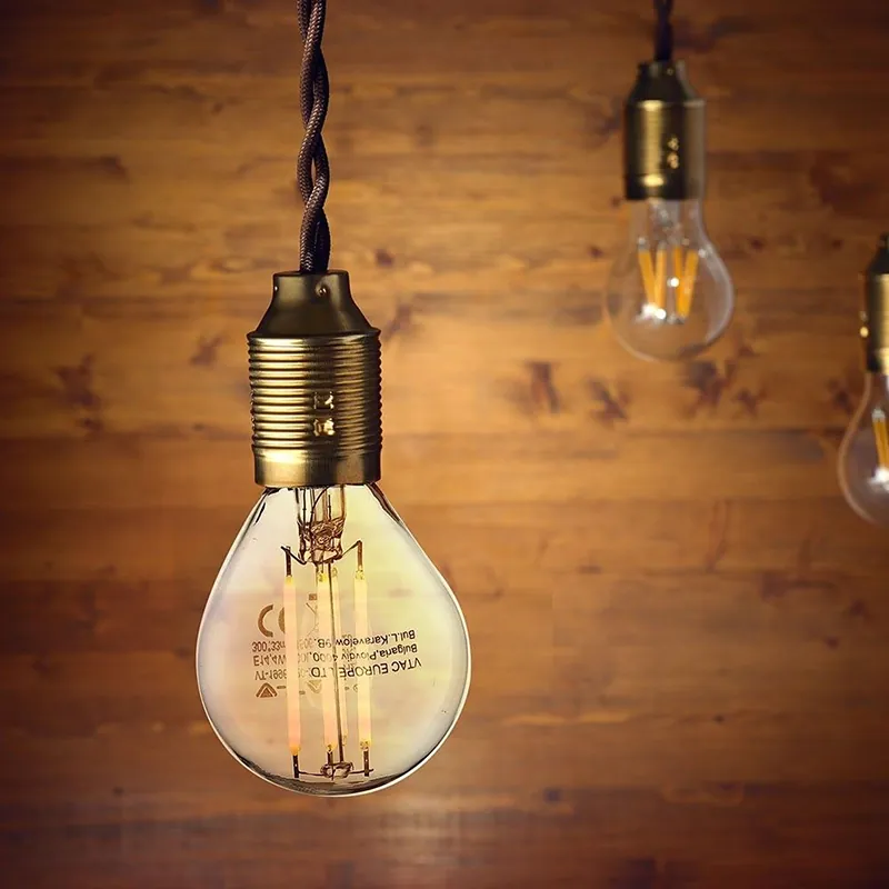 Bec Filament LED P45 E14 6W 130LM/Wat 2700K Alb Cald