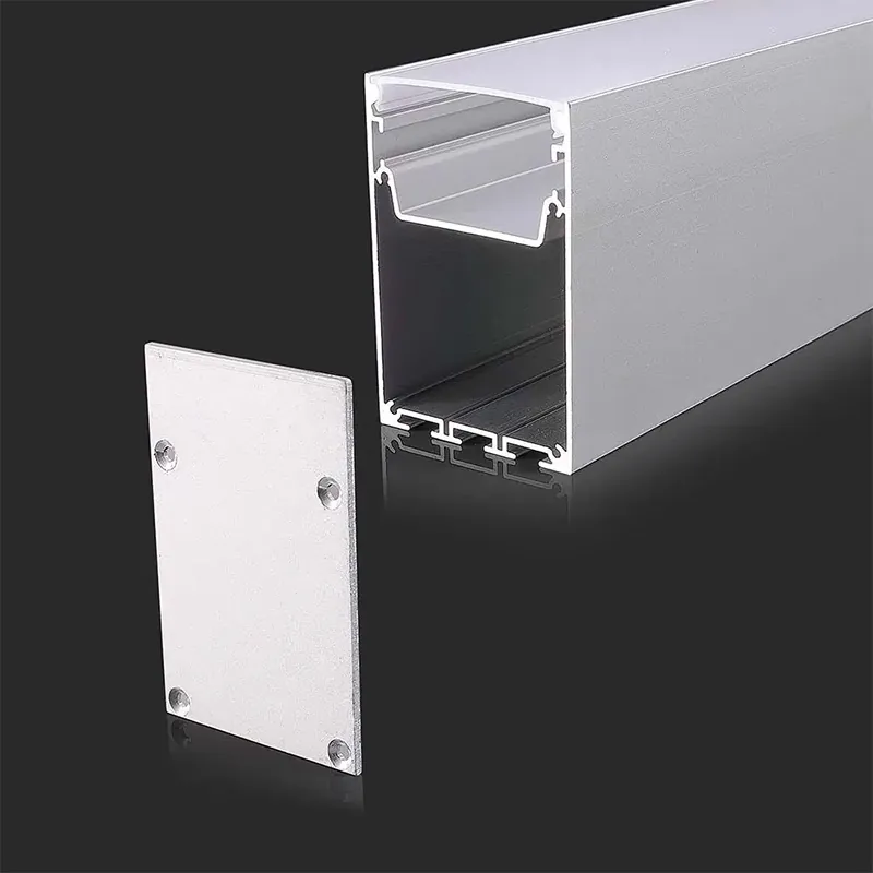 Profil Aluminiu pentru Banda LED 2M 50MM X 75MM Alb