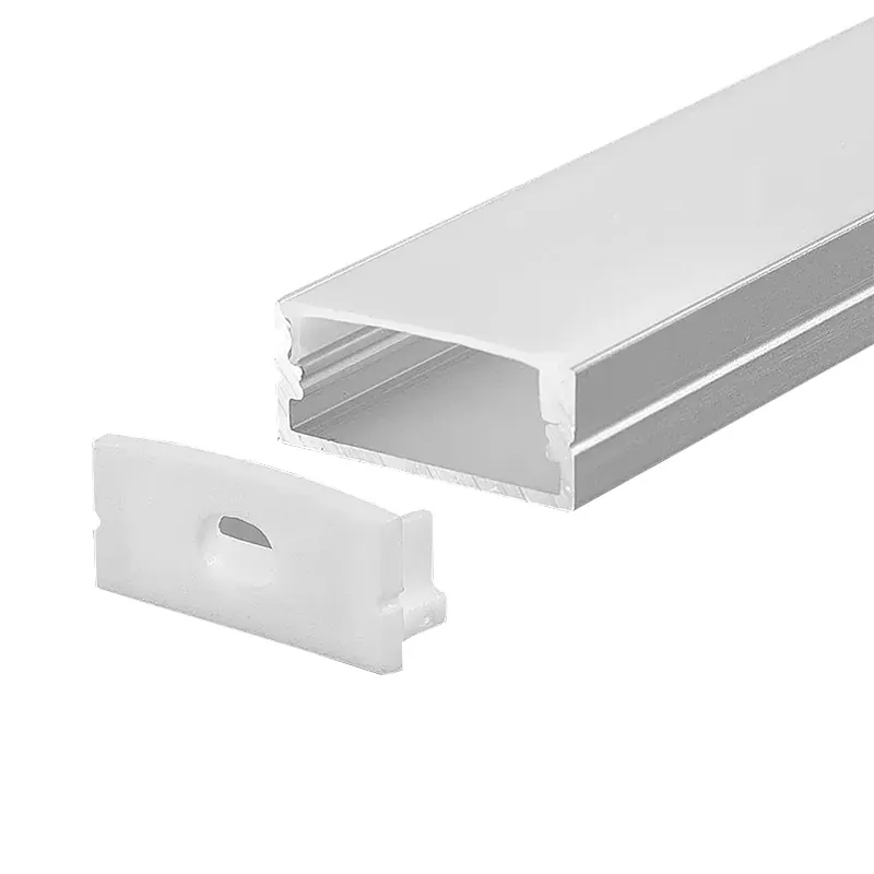 Profil Aluminiu pentru Banda LED 2M 23.5MM X 10MM - Negru