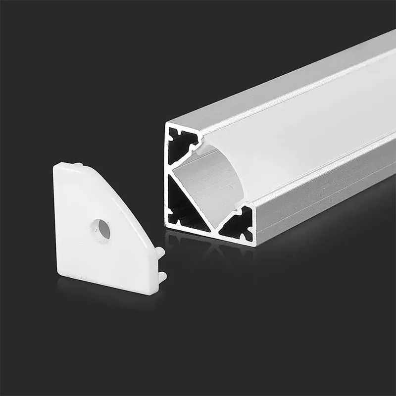 Profil Aluminiu pentru Banda LED 2M 19MM X 19MM - Negru