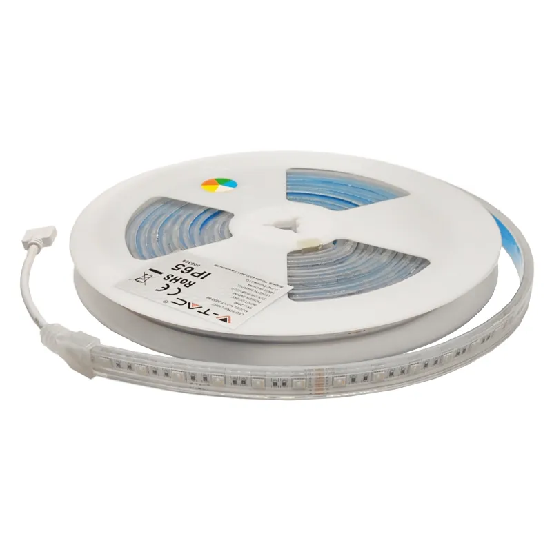 Banda LED 24V SMD5050 60LED/M 3IN1 RGB + Alb IP65 5M