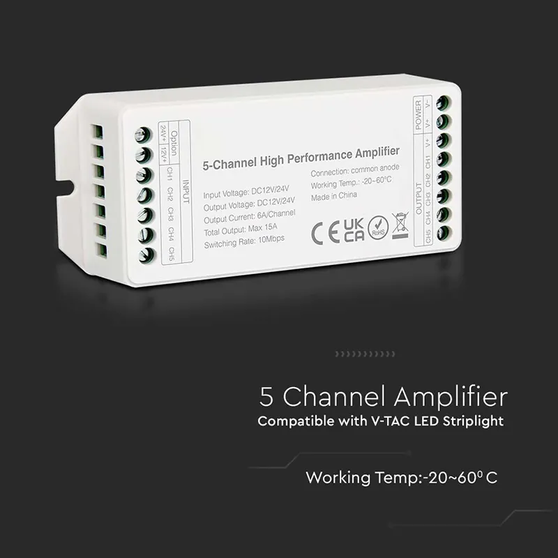 Amplificator Banda LED 5 Canale 15A