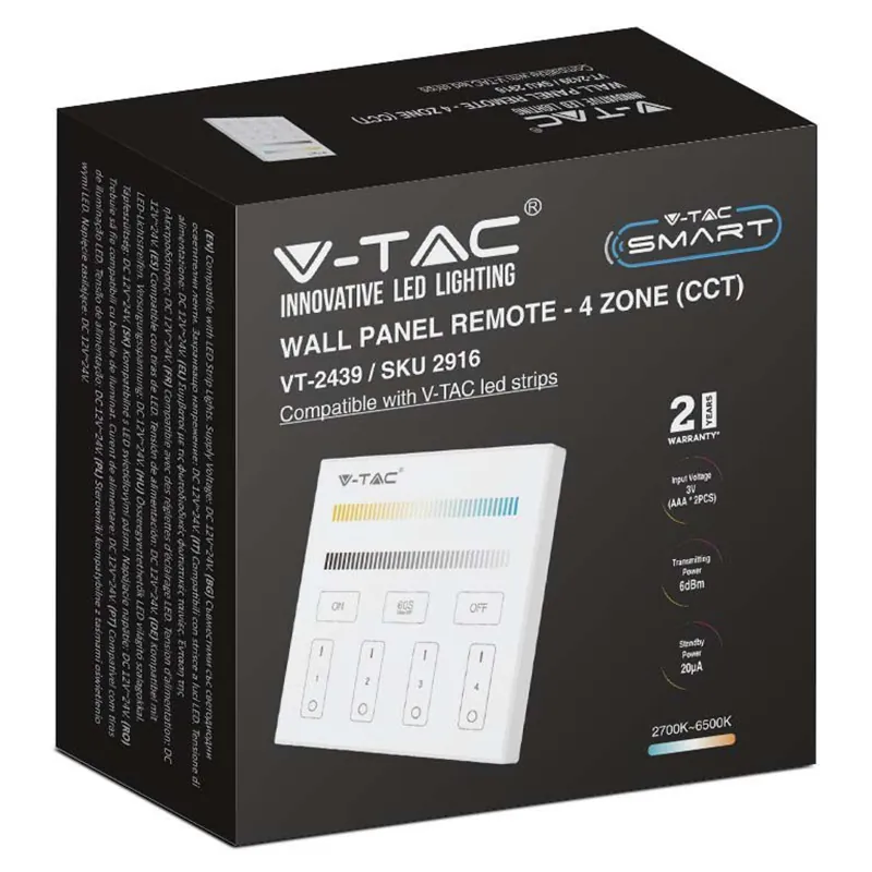 Controller Banda LED 4 Zone Wi-Fi - Alb