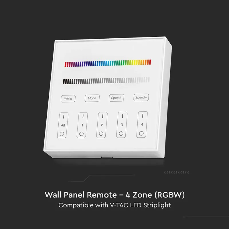 Controller Banda LED RGB + Alb 4 Zone Wi-Fi - Alb