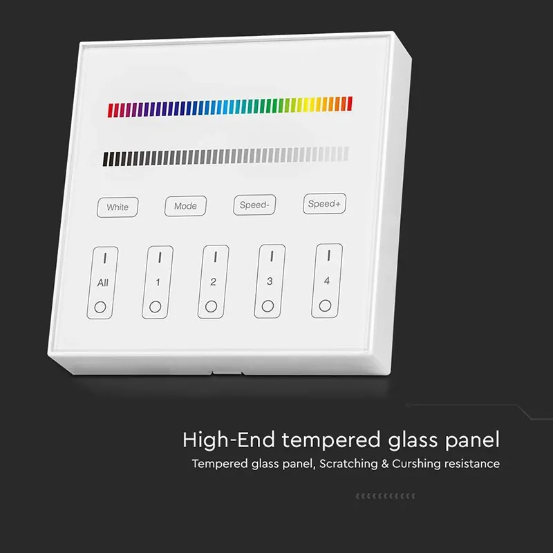 Controller Banda LED RGB + Alb 4 Zone Wi-Fi - Alb