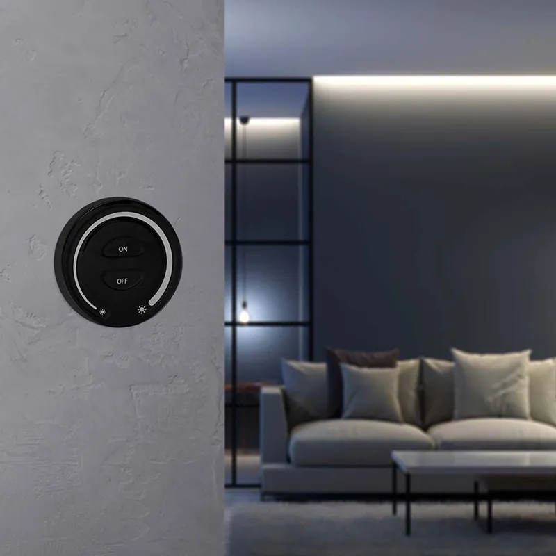Controller Banda LED Touch Lumina Alba - Negru