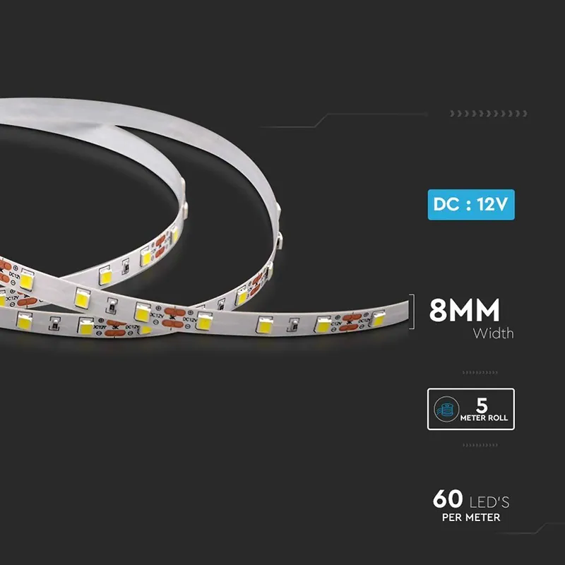 Banda LED SMD 60LED/M 3000K IP20 5M