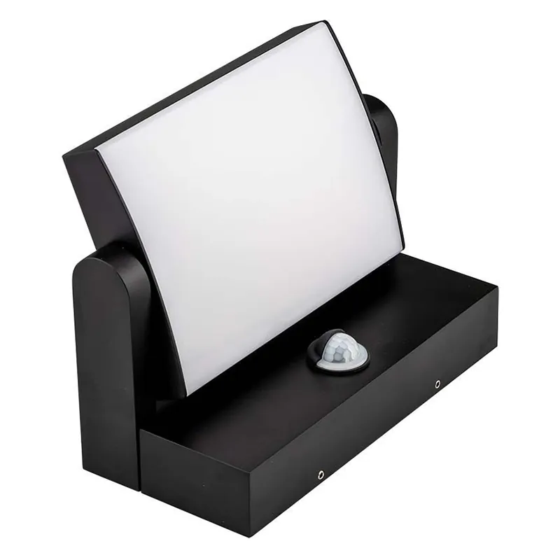 Corp Iluminat LED 17W cu Senzor IP65 - Negru