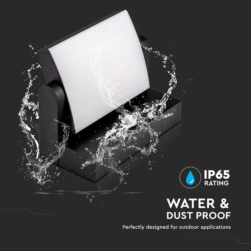 Corp Iluminat LED 17W cu Senzor IP65 - Negru