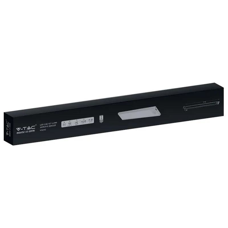 Corp Iluminat LED 1.5W 3000K IP20 cu Senzor Miscare - Argintiu