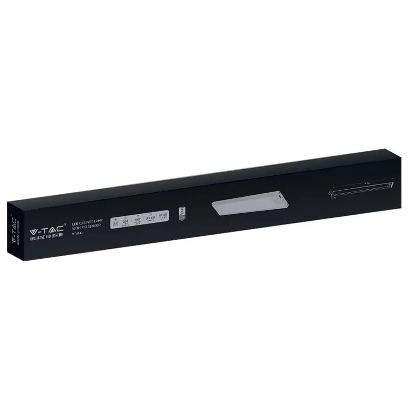 Corp Iluminat LED 2W 4000K IP20 cu Senzor Miscare - Argintiu