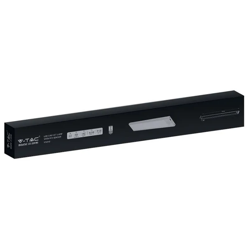 Corp Iluminat LED 2.5W 3000K IP20 cu Senzor Miscare - Argintiu