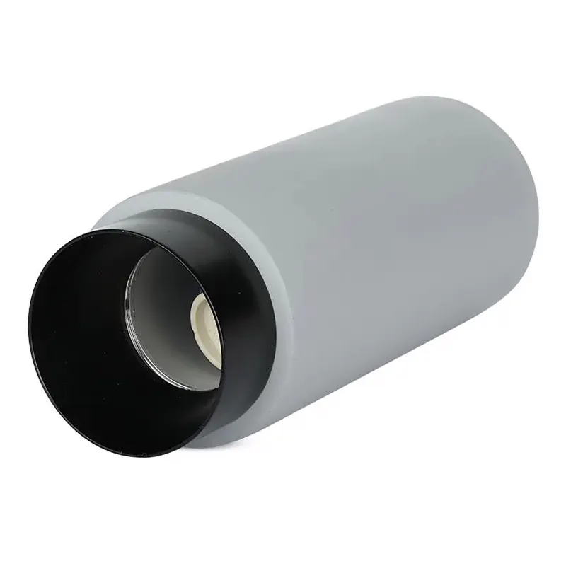 Corp Iluminat Soclu GU10 Gips/Metal - Negru/Gri