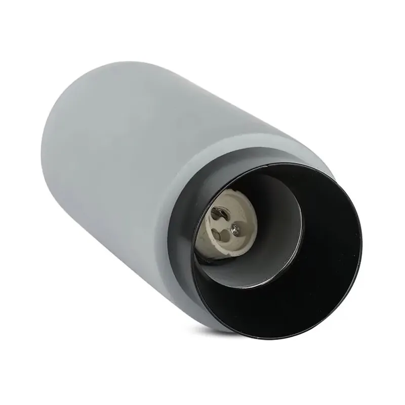 Corp Iluminat Soclu GU10 Gips/Metal - Negru/Gri