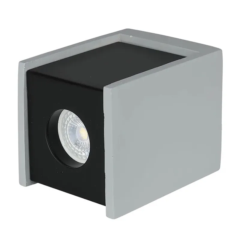 Corp Iluminat Soclu GU10  - Negru/Gri