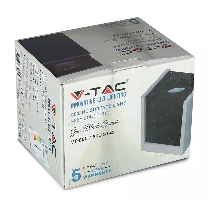 Corp Iluminat Soclu GU10  - Negru/Gri