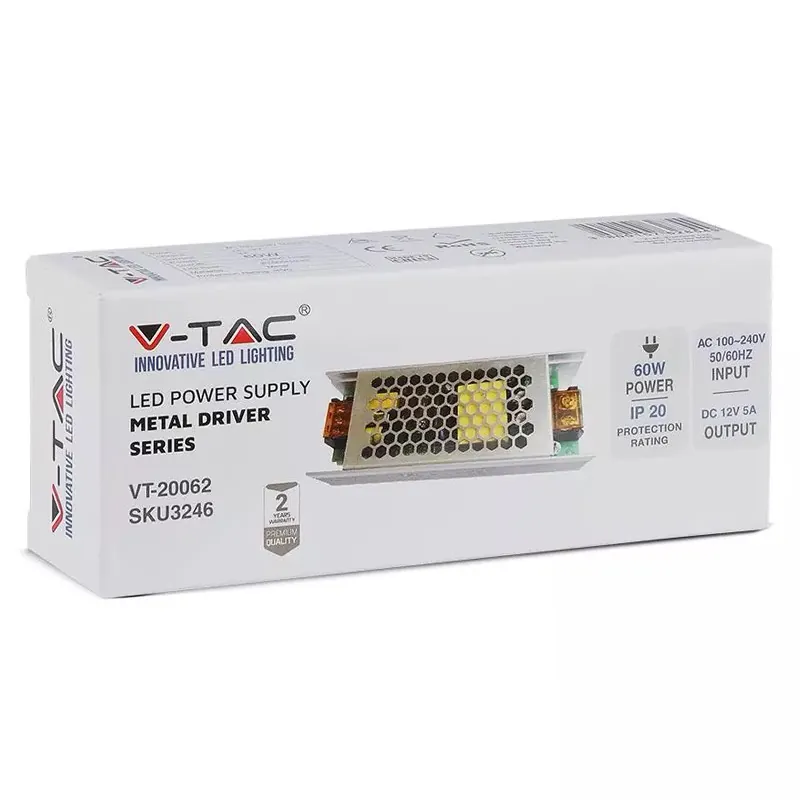 Sursa Alimentare SMPS Slim 12V 5A 60W