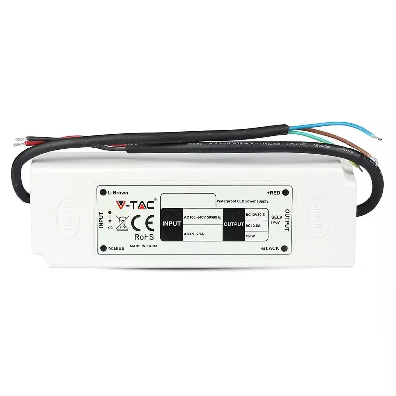 Sursa Alimentare Banda LED  12V 12.5A 150W IP67