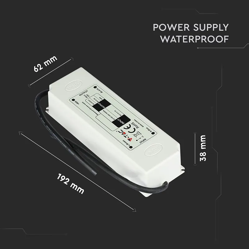 Sursa Alimentare Banda LED  12V 12.5A 150W IP67