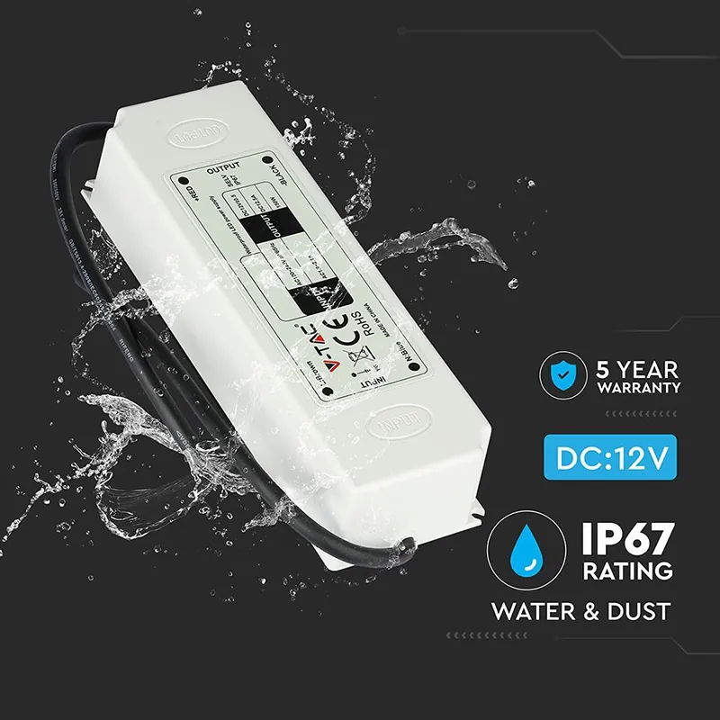 Sursa Alimentare Slim IP67 12V 5A 60W