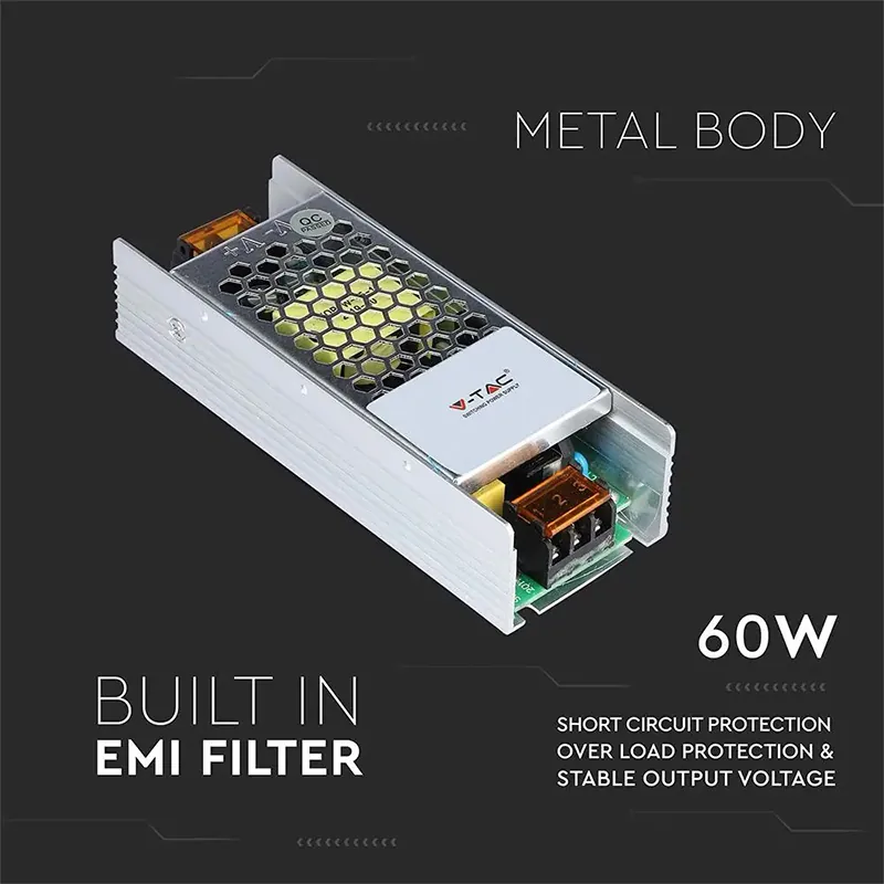 Sursa Alimentare SMPS Slim 24V 2.5A 60W