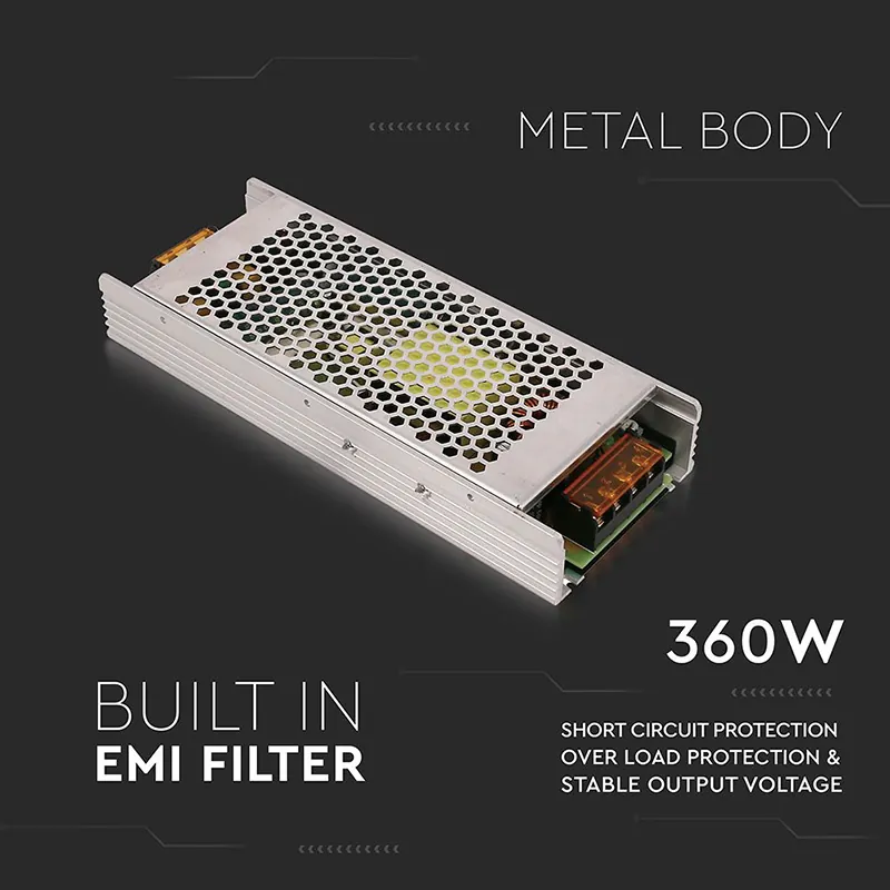 Sursa Alimentare Banda LED 24V 360W 15A IP20