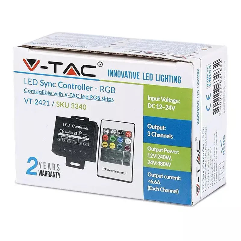 Controller Banda LED RGB 12V/24V 240W/480W