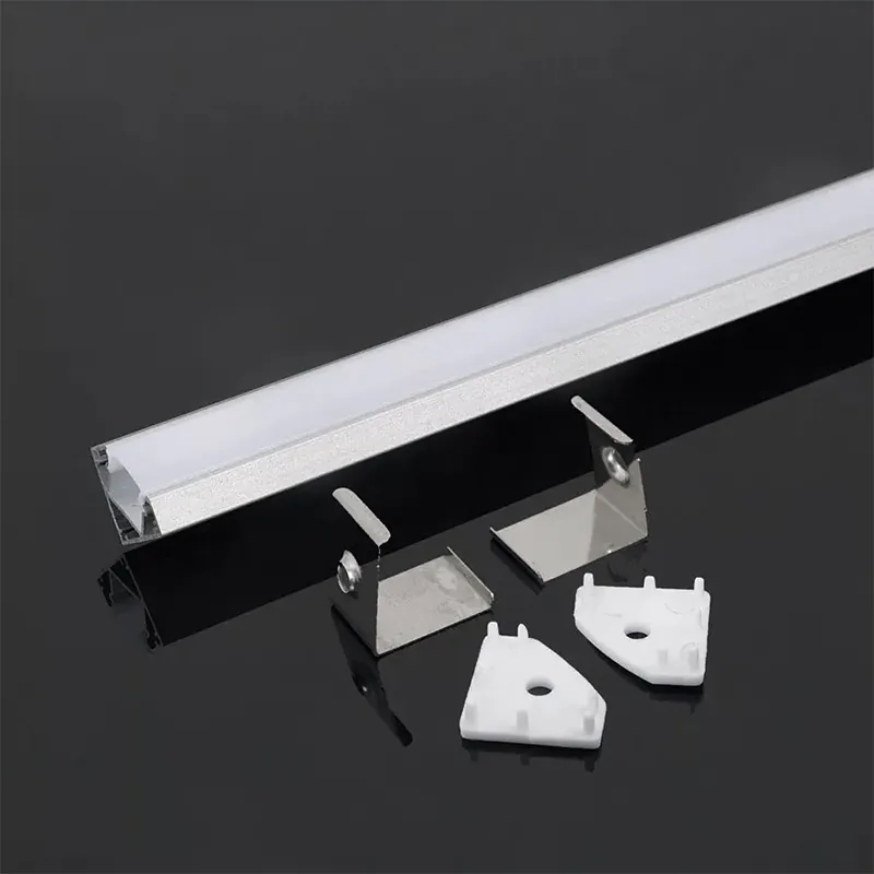Profil Aluminiu pentru Banda LED 2M 19MM X 19MM Mat