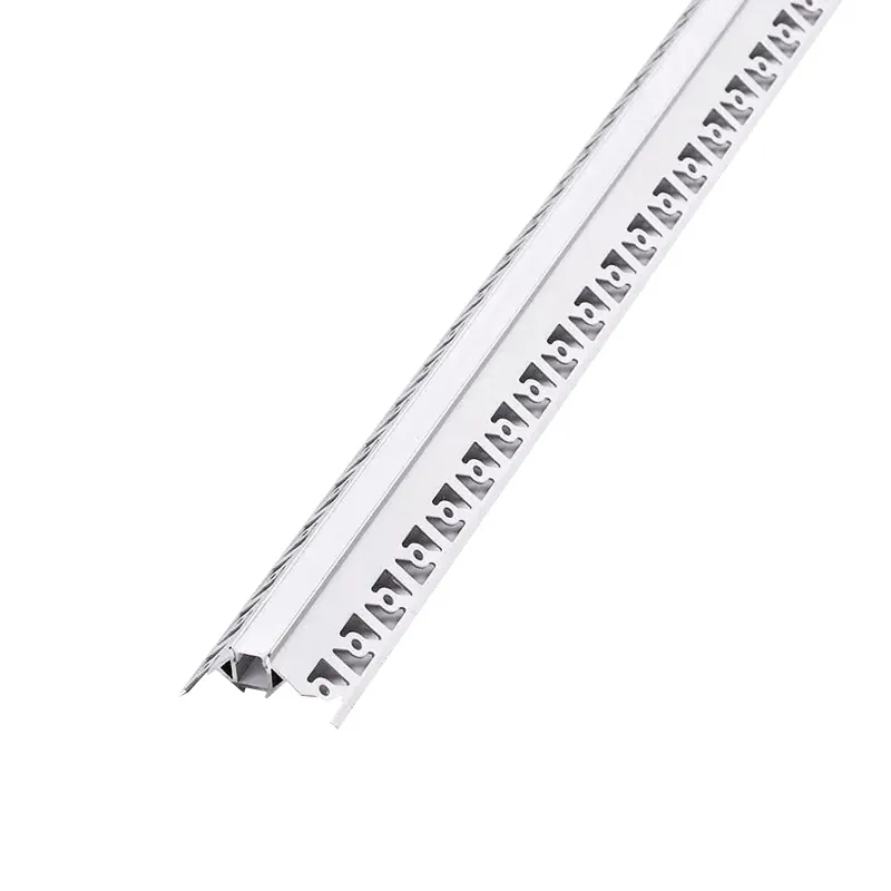 Profil Aluminiu pentru Banda LED Montaj Rigips Colt Exterior 2M Mat